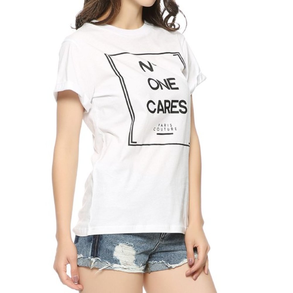 No one cares Cotton Shirt